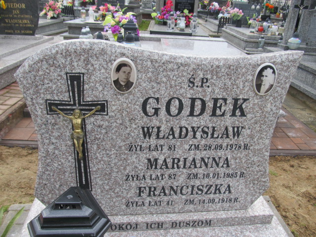 Marianna Godek Goraj - Grobonet - Wyszukiwarka osób pochowanych