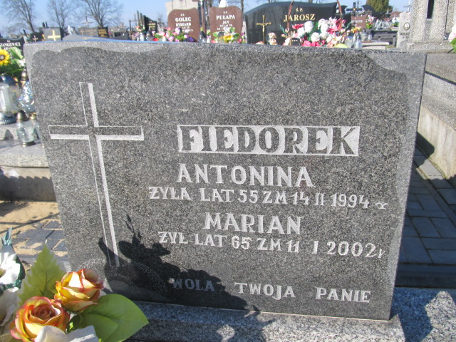 Marian Fiedorek Goraj - Grobonet - Wyszukiwarka osób pochowanych