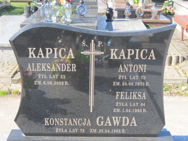 Feliksa Kapica Goraj - Grobonet - Wyszukiwarka osób pochowanych