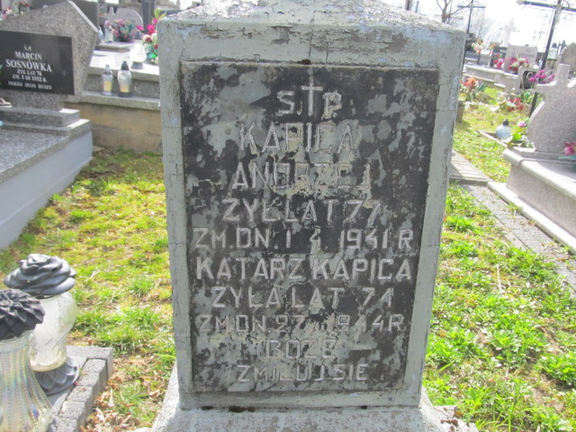 Andrzej Kapica Goraj - Grobonet - Wyszukiwarka osób pochowanych