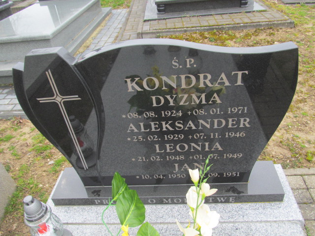 Dyzma Kondrat 1924 Goraj - Grobonet - Wyszukiwarka osób pochowanych