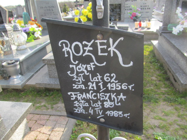 Franciszka Rożek Goraj - Grobonet - Wyszukiwarka osób pochowanych